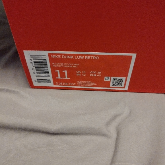 Nike dunk retro low black panda - Picture 2 of 2